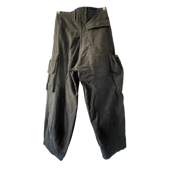Story MFG Forager Pants - Black Slub Cargo Trouser Pants - Picture 2 of 5